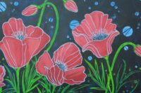 Big Red Poppies – 48″ x 30″ 