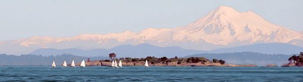 PMSH001 Sailboats in Haro Strait