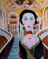 Claudette at La Traviata24x30 