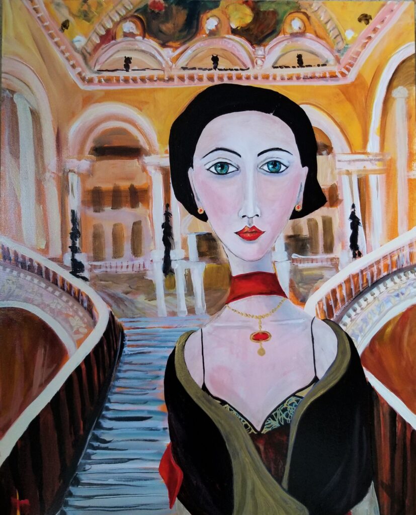 Claudette at La Traviata24x30